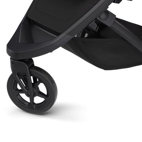 Thule Spring Stroller in Misty Rose Melange wheel