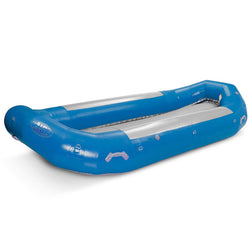 AIRE 136 Double-D Raft in Blue angle