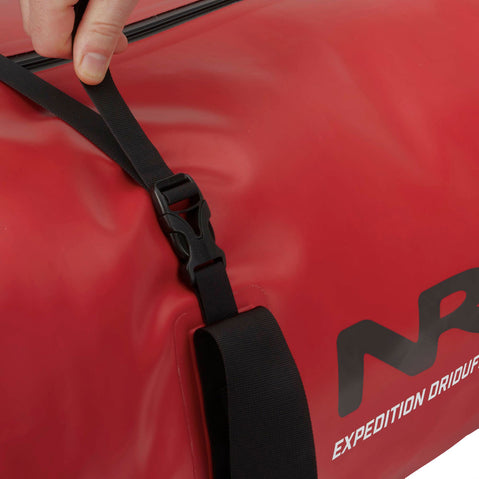 NRS Expedition DriDuffel Dry Bag buckle close up