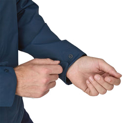 Patagonia Men's Jackson Glacier Rain Jacket model wrist closure