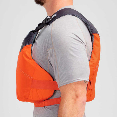NRS Vapor Lifejacket Flare model side view