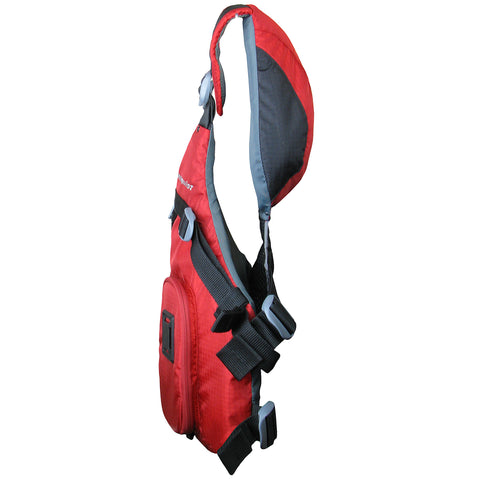 Stohlquist Piseas Fishing Lifejacket (PFD) in Red side