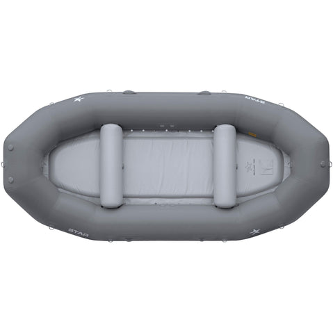 Star Outlaw 130 Self-Bailing Raft in Gray top