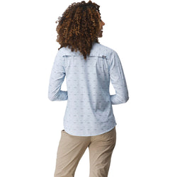 NRS Women's Caye Long Sleeve Shirt in Daybreak model back