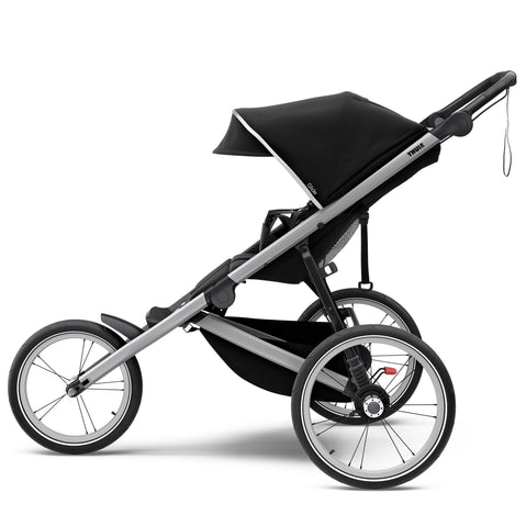 Thule Glide 2 Single Stroller in Black side