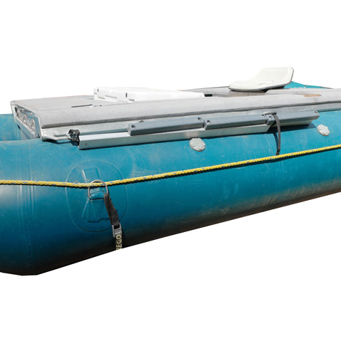 Downstream River Gear Raft Ladder in White closed