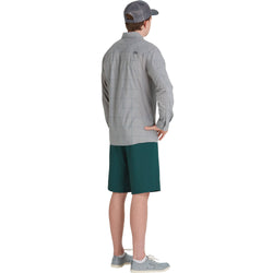 NRS Men's Guide Shorts in Sea Moss model back