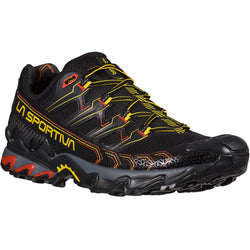 La Sportiva Men's Ultra Raptor II Hiking Boots in Black/Yellow angle