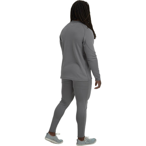 NRS Men's Lightweight Long Sleeve Shirt in Smoke model back