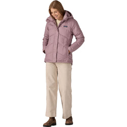 Patagonia Women's Down With It Jacket in Stormy Mauve model full
