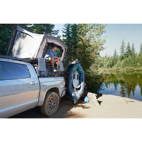 Aquaglide Backwoods Expedition 85 Ultralight Inflatable Kayak lifestyle7