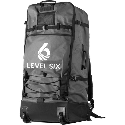 Level 6 Fourteen Carbon Inflatable SUP Board Package in Aegean Blue carrying bag