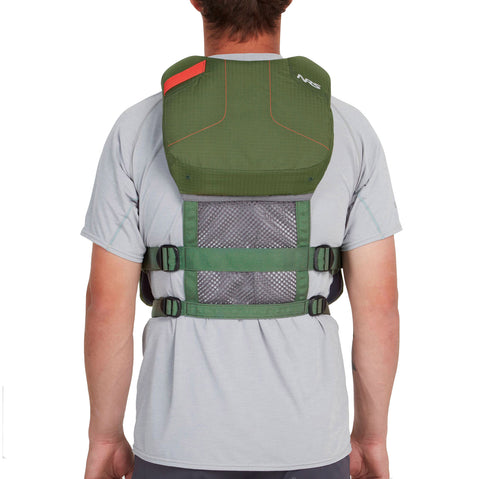 NRS Chinook Lifejacket (PFD) forest model back