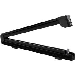 Thule SnowPack Extender Ski/Snowboard Roof Rack in Black open