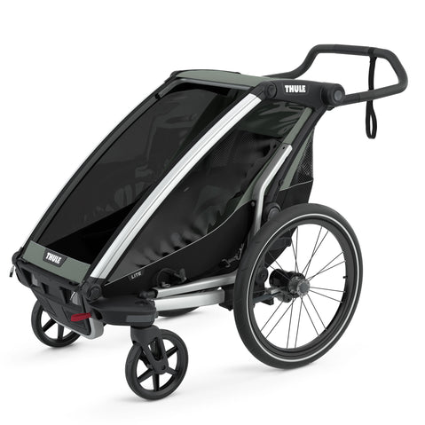 Thule Chariot Lite 1 Multisport Trailer/Stroller in Agave side