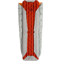 Big Agnes Lost Ranger 3N1 0 Degree Down Sleeping Bag in Mercury/Tangelo pad sleeve