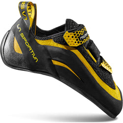 La Sportiva Miura VS Rock Climbing Shoes in Black/Yellow side