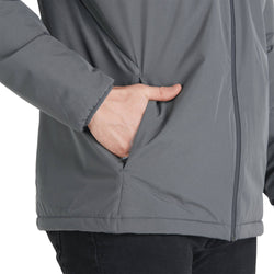 NRS Men's Sawtooth Jacket in Dark Shadow model pocket