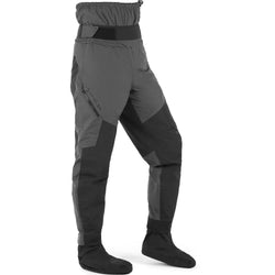Level Six Surge Semi-Dry Paddling Pants in Charcoal angle