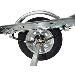 Malone MicroSport LowBed 2-Boat MegaWing Kayak Trailer Package suspension