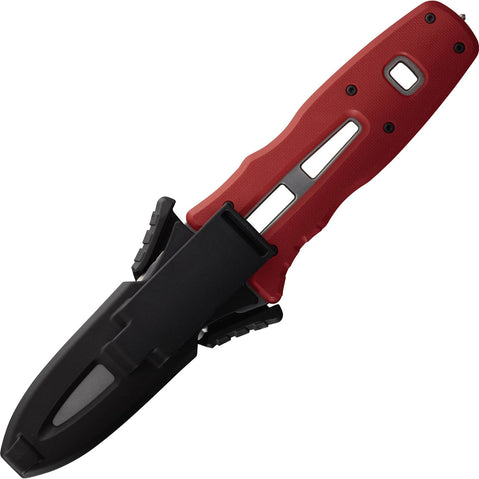 NRS Pilot SAR Knife in Red left sheath