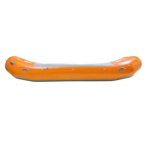 AIRE 176R Self-Bailing Raft in Orange side