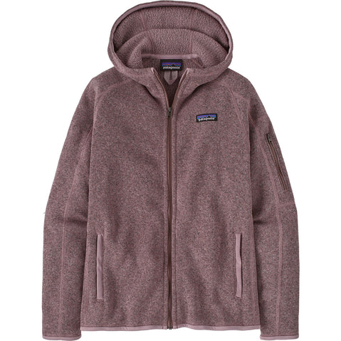 Patagonia Women's Better Sweater Hoody in Stormy Mauve front