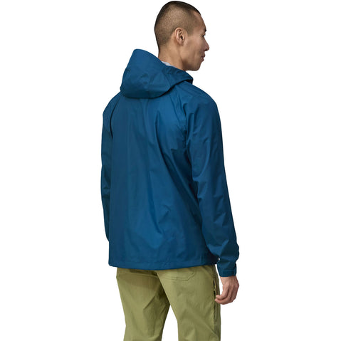 Patagonia Men's TorrentShell 3L Rain Jacket endless blue model back