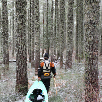 Salamander Retriever Kayak Rescue Throw Rope Bag & Tow Tether lifestyle