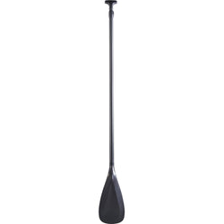 Level 6 1-Piece Carbon SUP Paddle with Power Blade in Silver full back
