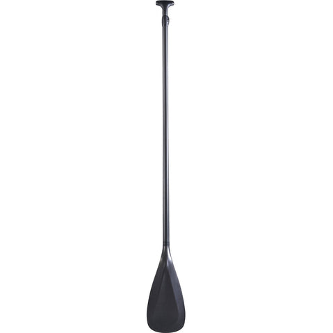 Level 6 1-Piece Carbon SUP Paddle with Power Blade in Silver full back