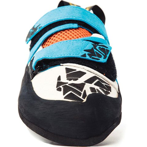 La Sportiva Men's Otaki Rock Climbing Shoes in Blue/Flame front