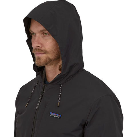 Patagonia Men's Downdrift 3-in-1 Jacket in Ink Black model view pocket