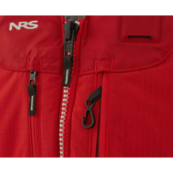NRS Clearwater Kayak Lifejacket (PFD) in Red detail