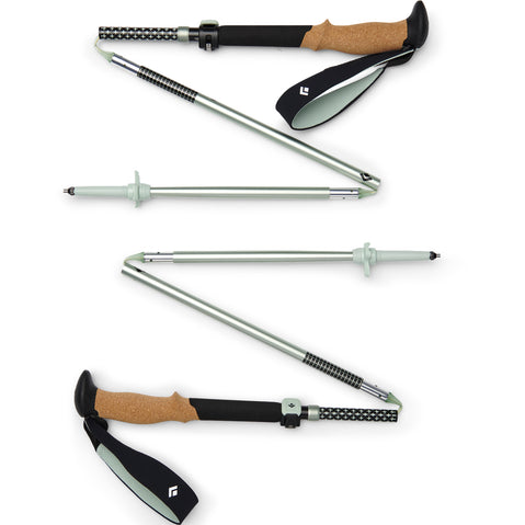 Black Diamond Pursuit FLZ Trekking Poles in Black full