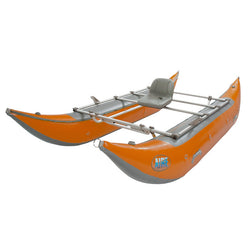 AIRE Wave Destroyer 13 Cataraft in Orange angle