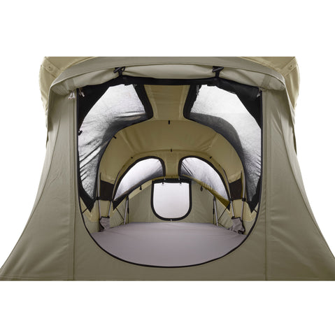 Thule Approach Roof Top Tent in Pelican Gray view of the inside