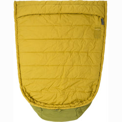Big Agnes Echo Park 40 Degree Synthetic Sleeping Bag Open Close Up