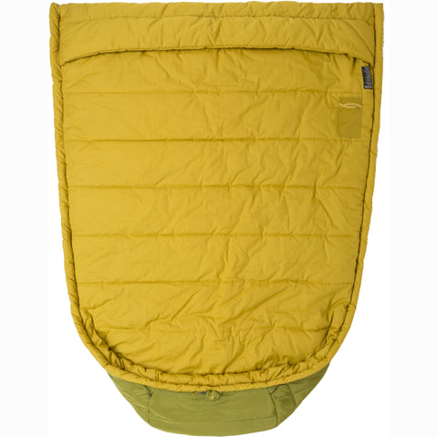 Big Agnes Echo Park 40 Degree Synthetic Sleeping Bag Open Close Up
