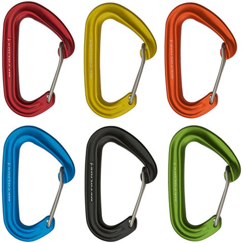 Metolius F.S. Mini II Jet Set Carabiner 6 Pack all