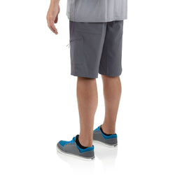 NRS Men's Lolo Shorts in Gunmetal model back