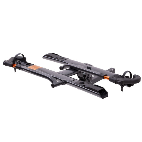 Kuat Sherpa 2.0 2 Bike Hitch Rack Gray Metallic angle view arms down