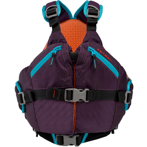Astral Otter 2.0 Kid's Lifejacket (PFD) in Eggplant front
