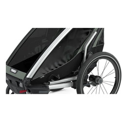 Thule Chariot Lite 1 Multisport Trailer/Stroller in Agave wheel