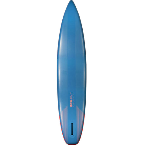 Level 6 Twelve Six Ultralight Inflatable SUP Board Package in Aegean Blue back
