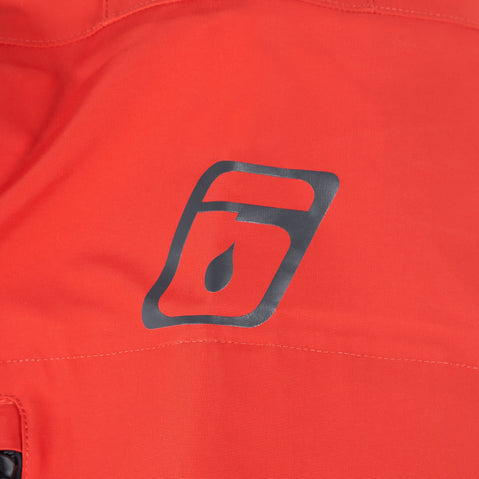 Level Six Cronos Semi-Dry Suit in Molten Lava arm pocket