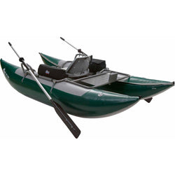 Outcast PAC 1000FS Pontoon Boat in Green/Gray back