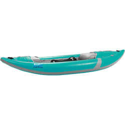 AIRE Force Inflatable Kayak in Teal angle