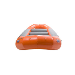 AIRE 130R Self-Bailing Raft in Orange front