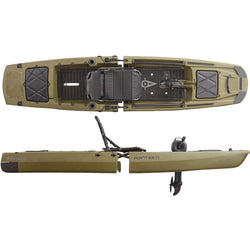 Point 65 N Kingfisher Angler Modular Fishing Kayak in Moss Green top